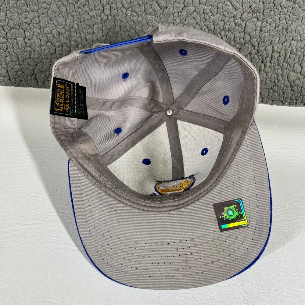 Golden State Warriors Snapback Hat Grey Blue LOGA Leader of Generation - Picture 7 of 9